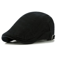 Classic Light Board Solid Color Cotton Hat Sunshade