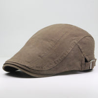 Classic Light Board Solid Color Cotton Hat Sunshade