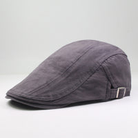 Classic Light Board Solid Color Cotton Hat Sunshade