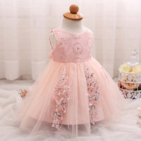 Sequined Fluffy Princess Dress For Children