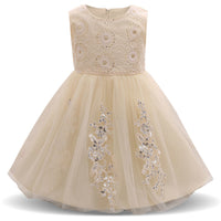 Sequined Fluffy Princess Dress For Children