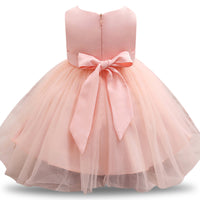 Sequined Fluffy Princess Dress For Children
