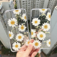Compatible with Apple , Handmade Immortal Flower Phone Case Daisy Anti-Drop
