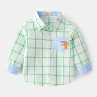 Spring Children's Long-Sleeved Casual Shirt