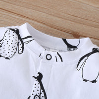New Leisure Infant Long-Sleeved Foot-Wrapped One-Piece