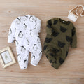 New Leisure Infant Long-Sleeved Foot-Wrapped One-Piece