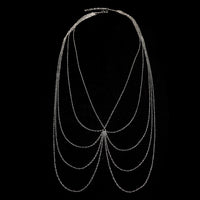 Simple Chain Tassel Body Chain Women