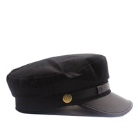 Hat Lady's Vintage British Navy Hat With Metal Buckle