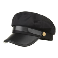 Hat Lady's Vintage British Navy Hat With Metal Buckle