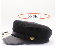 Hat Lady's Vintage British Navy Hat With Metal Buckle