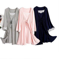 2pcs Pregnancy Pajamas Sleepwear Nursing Pregnant Woman