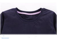 Knitted Long Sleeve Children's T-shirt Round Neck Cartoon T-shirt