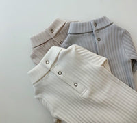 Korean INS Semi-turtleneck Knitted Jumpsuit