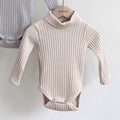 Korean INS Semi-turtleneck Knitted Jumpsuit