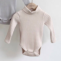 Korean INS Semi-turtleneck Knitted Jumpsuit