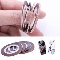 Frosted Coil Sands Coil Nail Stickers Self-Adhesive Adhesive Stickers