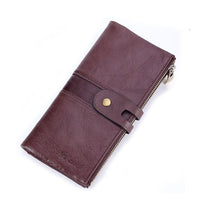 Leather Men's Wallet Top Layer Cowhide Clutch
