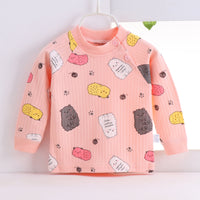 Autumn and Winter Clothes Boys and Girls Children's Home Underwear