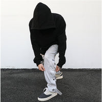 Breasted Slit Streamer Nylon Straight Overalls