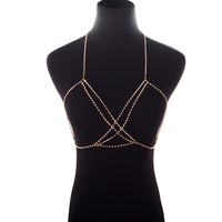 Cross Rhinestone Sexy Bohemian Beach Necklace