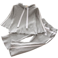 New Girls Fashion Long-Sleeved Hooded Top