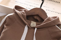 New Girls Fashion Long-Sleeved Hooded Top