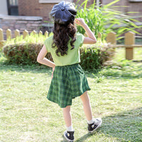 Girls Summer Fashionable Two-piece Suit