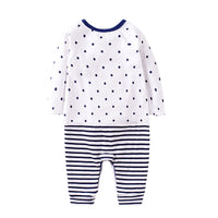 Front Opening Non-Foot-Wrapped Baby Jumpsuit For Old Baby Romper