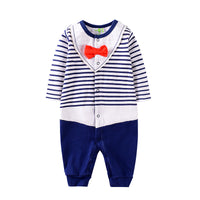 Front Opening Non-Foot-Wrapped Baby Jumpsuit For Old Baby Romper