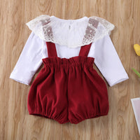 Two-piece Long-sleeved Shirt And Shorts