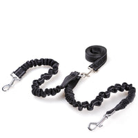Double Headed Dog Pull Rope Retractable Dog Leash