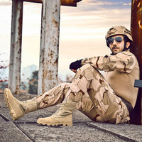 New Martin Boots Men's Leather High-Top Military Boots