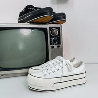 New Student Thick-Soled Increased Canvas Shoes Women