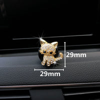 Retro Cute Kitten Car Ornaments Accessories