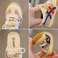 Fei-knit Boys and Girls Soft-soled Casual Sneakers
