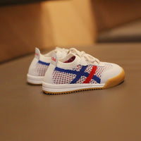 Fei-knit Boys and Girls Soft-soled Casual Sneakers
