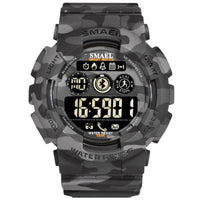 Outdoor Waterproof Japanese Movement Multifunctional Sports Rubber Watch