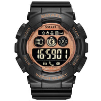 Outdoor Waterproof Japanese Movement Multifunctional Sports Rubber Watch