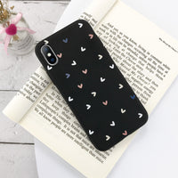 Small Flower Love Dot Mobile Phone Case Transparent Soft Case