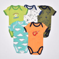Cotton Baby Short-sleeved Jumpsuit Newborn Romper