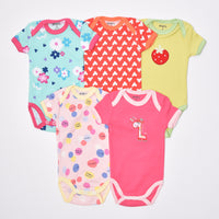 Cotton Baby Short-sleeved Jumpsuit Newborn Romper