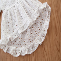 Girls Suit HollowIrregular Top  Trousers