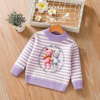 Plush Padded Baby Knitted Sweater Kids Sweater