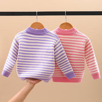 Plush Padded Baby Knitted Sweater Kids Sweater