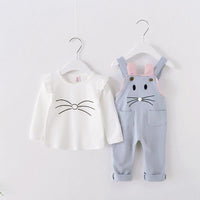 Two-Piece Short-Sleeved T-Shirt Bib