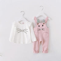 Two-Piece Short-Sleeved T-Shirt Bib