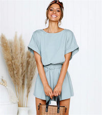 Casual Solid Color Women's Jumpsuit