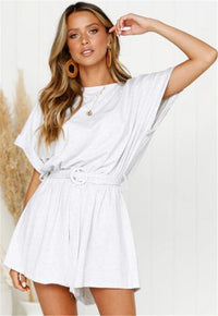 Casual Solid Color Women's Jumpsuit