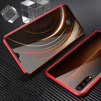 Double-Sided Magneto Glass Case with Metal Frame