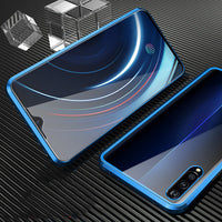 Double-Sided Magneto Glass Case with Metal Frame